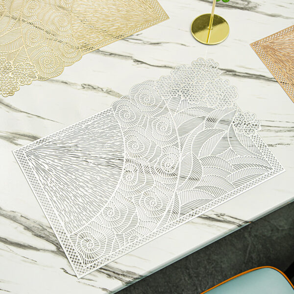 RECTANGULAR PLACEMAT FLOWERY (SET OF 6) - Image 2