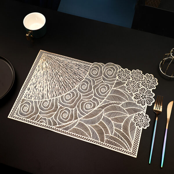 RECTANGULAR PLACEMAT FLOWERY (SET OF 6)