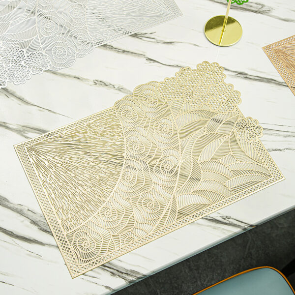 RECTANGULAR PLACEMAT FLOWERY (SET OF 6) - Image 4