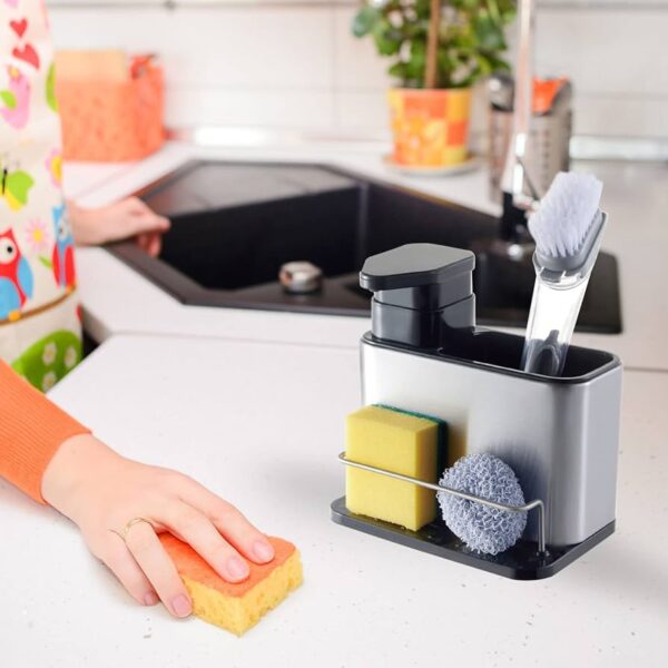 STAINLESS STEEL STORAGE RACK SINK TIDY - Image 3