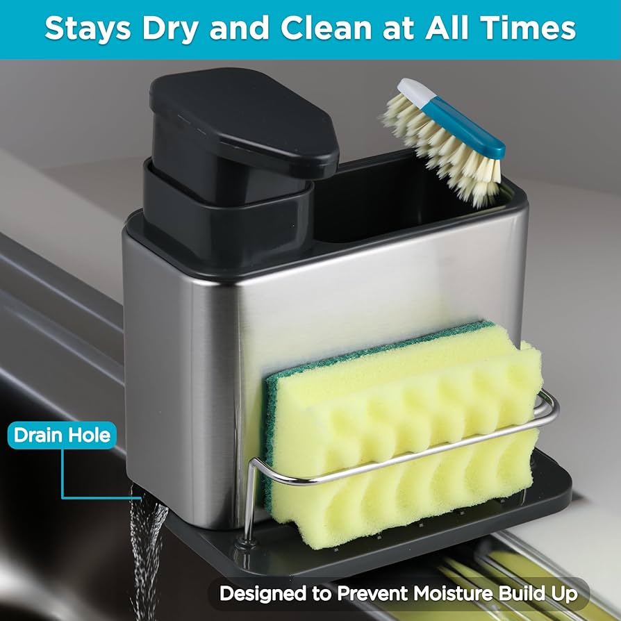 STAINLESS STEEL STORAGE RACK SINK TIDY - Image 2