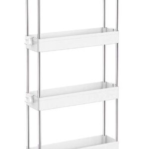 4 TIER PLASTIC TROLLEY