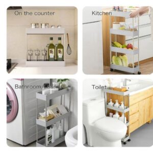 4 TIER PLASTIC TROLLEY