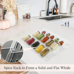 DRAWER SPICE ORGANIZER (TRANSPARENT)