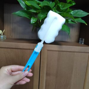 GLASS JAR SPONGE BRUSH