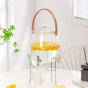 ACRYLIC JUICE DISPENSER WITH STAND