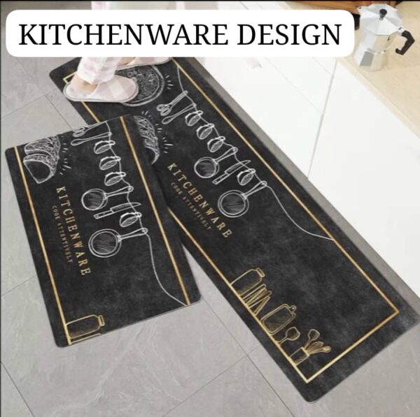 2 PIECE ABSORBENT KITCHEN RUNNER (BIG)