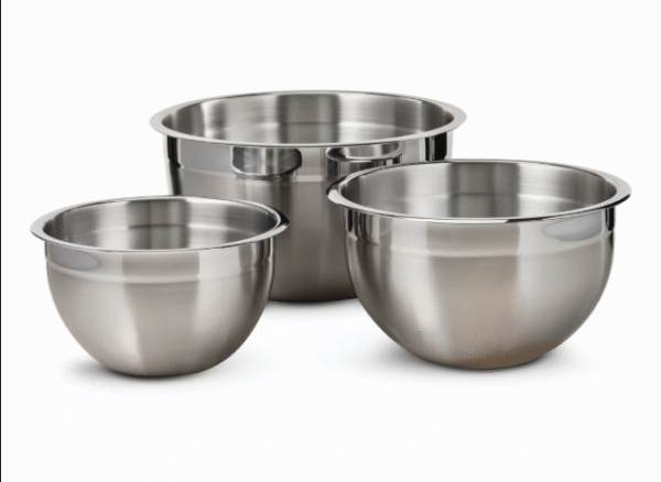 3 PIECE STAINLESS STEEL MIXING BOWL - Image 2
