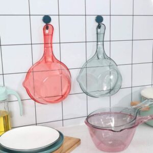 TRANSPARENT PLASTIC SCOOP BOWLS