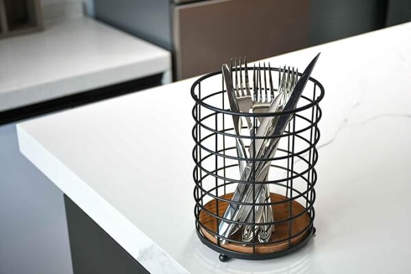 CUTLERY HOLDER WITH BAMBOO BASE - Image 6