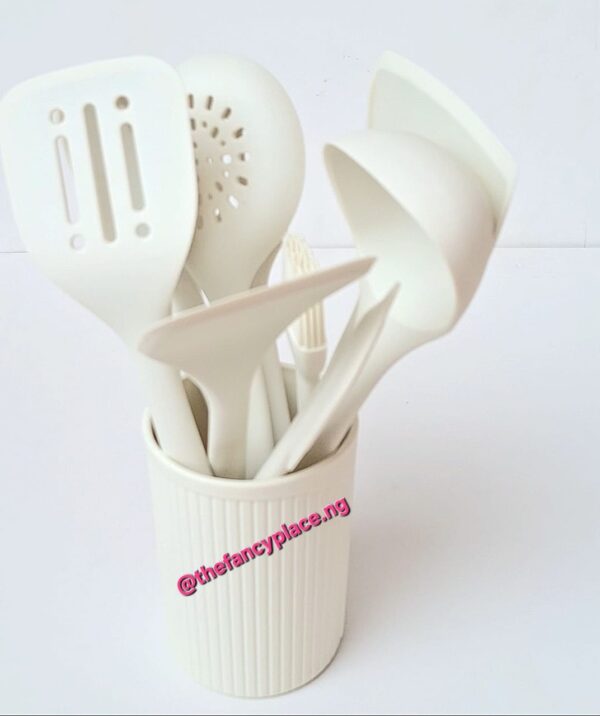 11 PCS FULL SILICON SPOON SET - Image 2