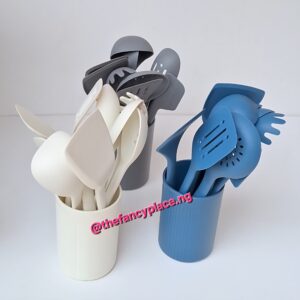 11 PCS FULL SILICON SPOON SET