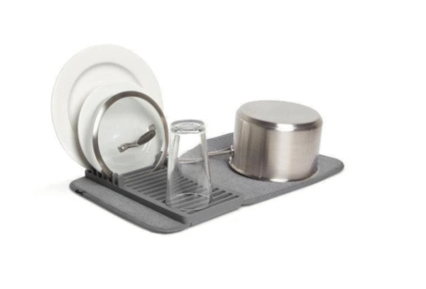 ABSORBENT DISH DRYING MAT WITH RACK - Image 3