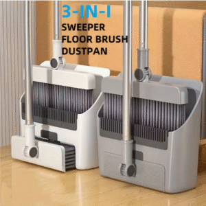3-IN-1 SWEEPER FLOOR BRUSH DUSTPAN