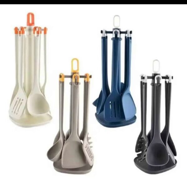 6 PCS FULL SILICON SPOON SET