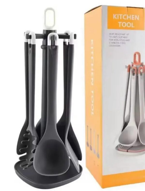 6 PCS FULL SILICON SPOON SET - Image 2