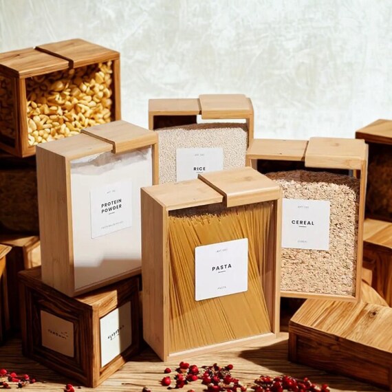 BAMBOO CEREAL CONTAINER - Image 3