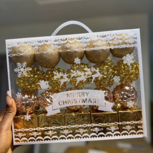 20 PCS GOLD CHRISTMAS BALLS