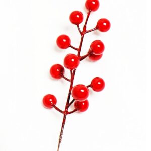 ARTIFICIAL RED BERRY STEM