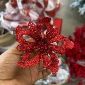 RED SHINY TREE FLOWER
