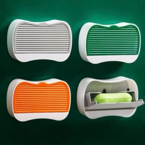 SINGLE FLIP SOAP HOLDER (GREEN)