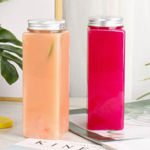 WIDE SQUARE JUICE PET BOTTLE