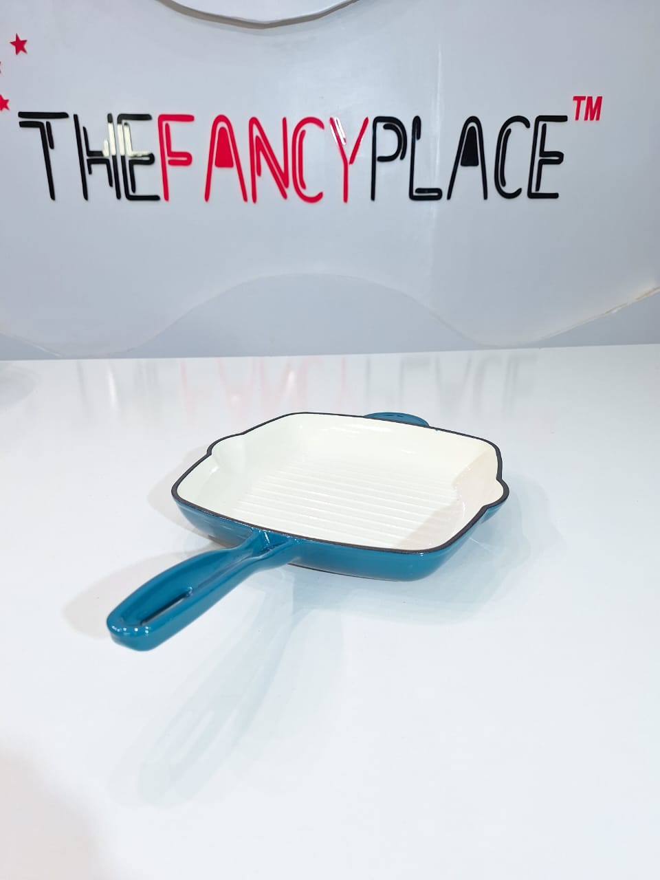 25CM CAST IRON GRILL PAN